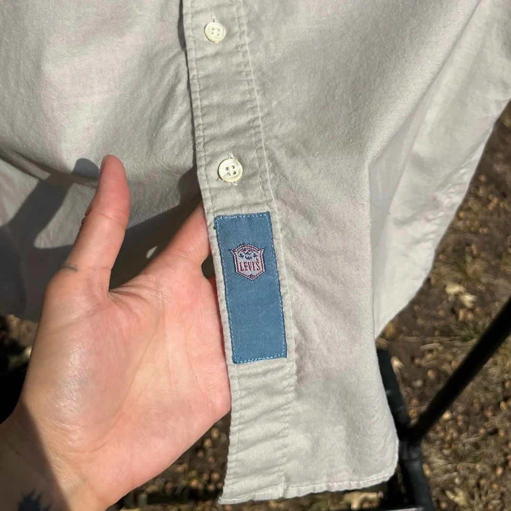 VINTAGE levis short sleeve button down
